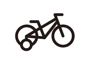 キッズバイク補助輪付き